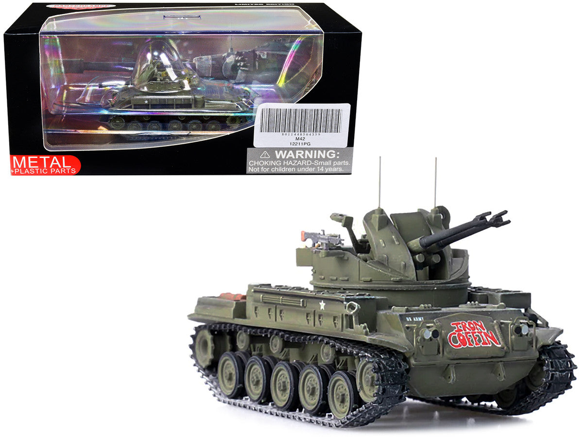 M42 Duster Self-Propelled Anti-Aircraft Gun "Iron Coffin" "US - Vietnam War" 1/72 Diecast Model by Panzerkampf Panzerkampf