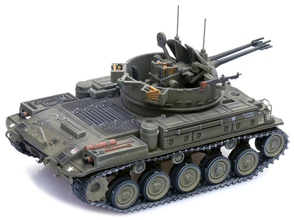 M42 Duster Self-Propelled Anti-Aircraft Gun "Delta Dud's" "US Army - Vietnam War II Field Force 5th Battalion 2nd Field Artillery Regimen" 1/72 Diecast Model by Panzerkampf-2