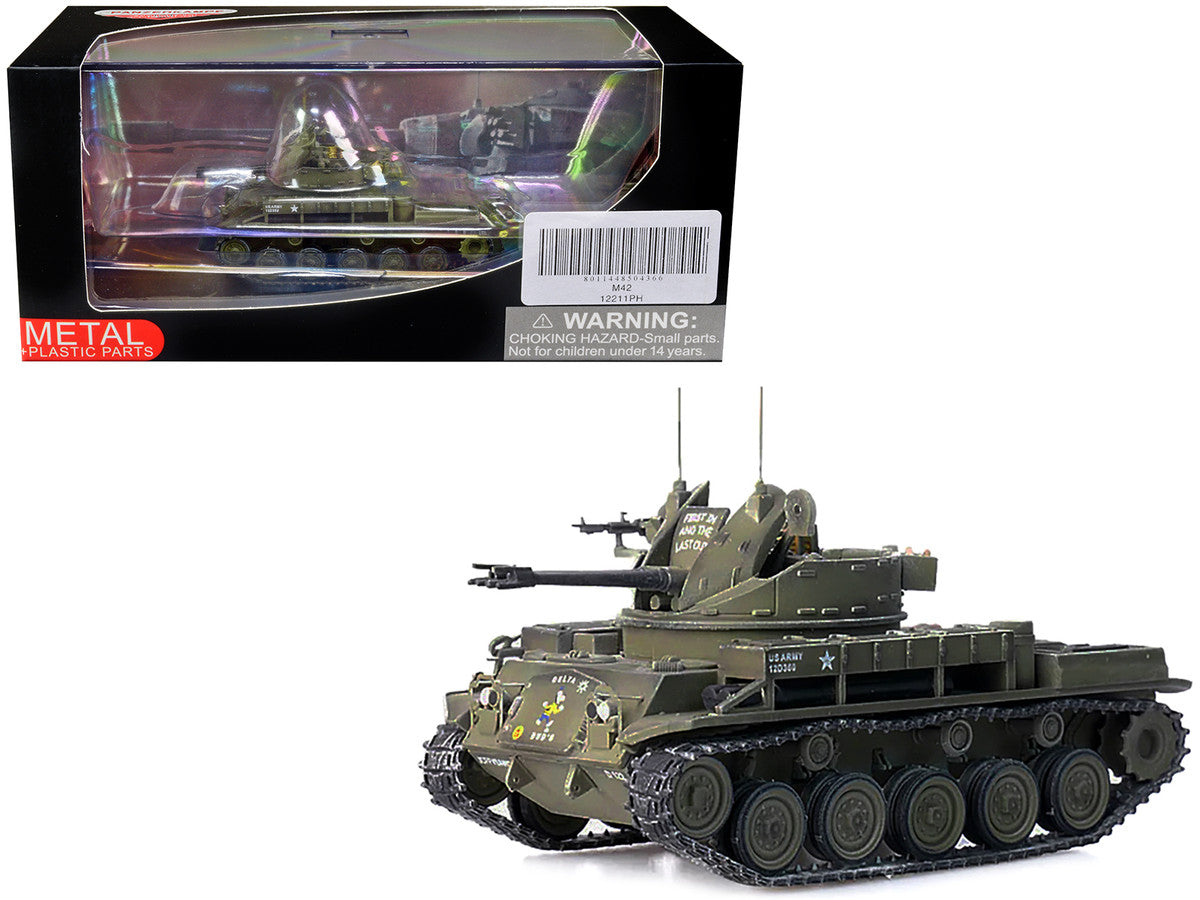 M42 Duster Self-Propelled Anti-Aircraft Gun "Delta Dud's" "US Army - Vietnam War II Field Force 5th Battalion 2nd Field Artillery Regimen" 1/72 Diecast Model by Panzerkampf-0