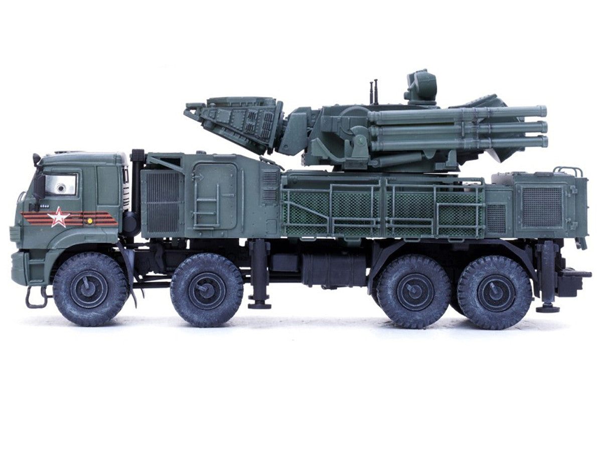 Pantsir S1 96K6 Self-Propelled Air Defense Weapon System "Victory Day Parade" Russian Army "Armor Premium" Series 1/72 Diecast Model by Panzerkampf Panzerkampf