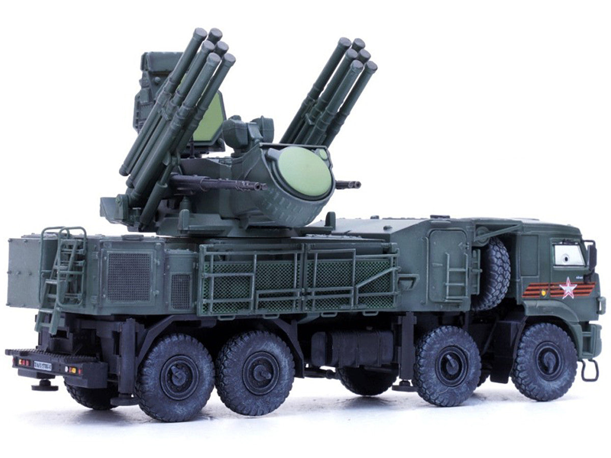Pantsir S1 96K6 Self-Propelled Air Defense Weapon System "Victory Day Parade" Russian Army "Armor Premium" Series 1/72 Diecast Model by Panzerkampf Panzerkampf