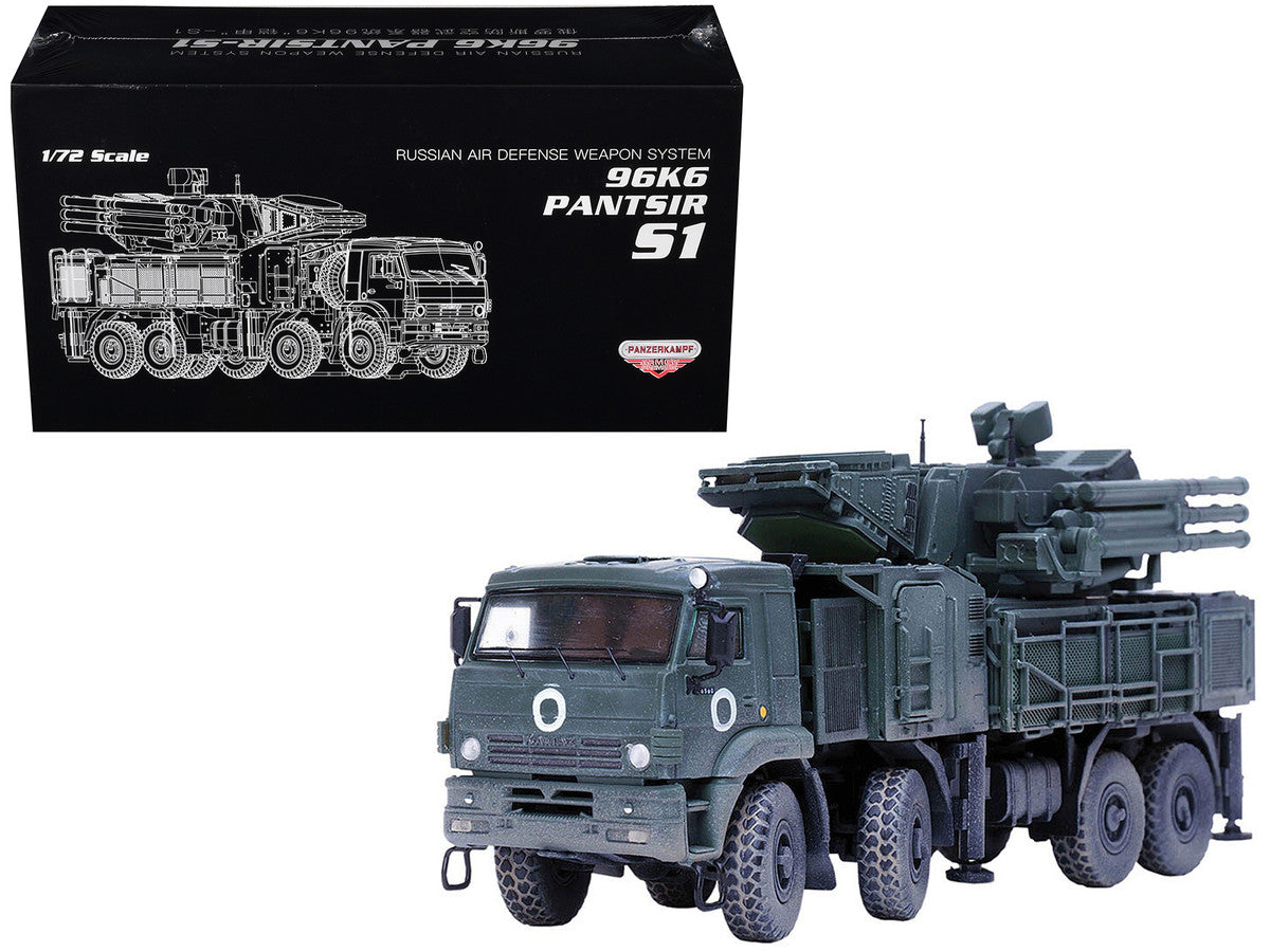 Pantsir S1 96K6 Self-Propelled Air Defense Weapon System "Ukraine War" Russian Army "Armor Premium" Series 1/72 Diecast Model by Panzerkampf Panzerkampf