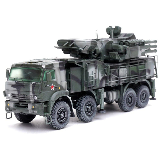 Pantsir S1 96K6 Self-Propelled Air Defense Weapon System Tri-Color Camouflage "Russia's Armed Forces" "Armor Premium" Series 1/72 Diecast Model by Panzerkampf Panzerkampf