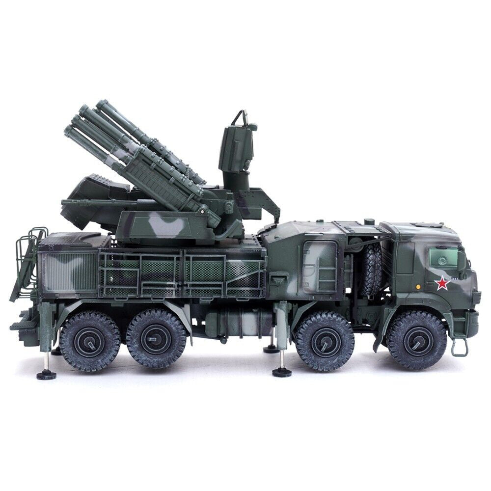 Pantsir S1 96K6 Self-Propelled Air Defense Weapon System Tri-Color Camouflage "Russia's Armed Forces" "Armor Premium" Series 1/72 Diecast Model by Panzerkampf Panzerkampf