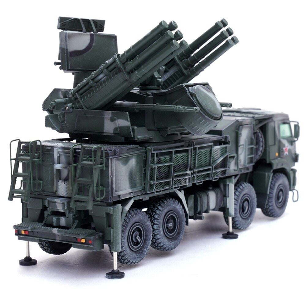 Pantsir S1 96K6 Self-Propelled Air Defense Weapon System Tri-Color Camouflage "Russia's Armed Forces" "Armor Premium" Series 1/72 Diecast Model by Panzerkampf Panzerkampf