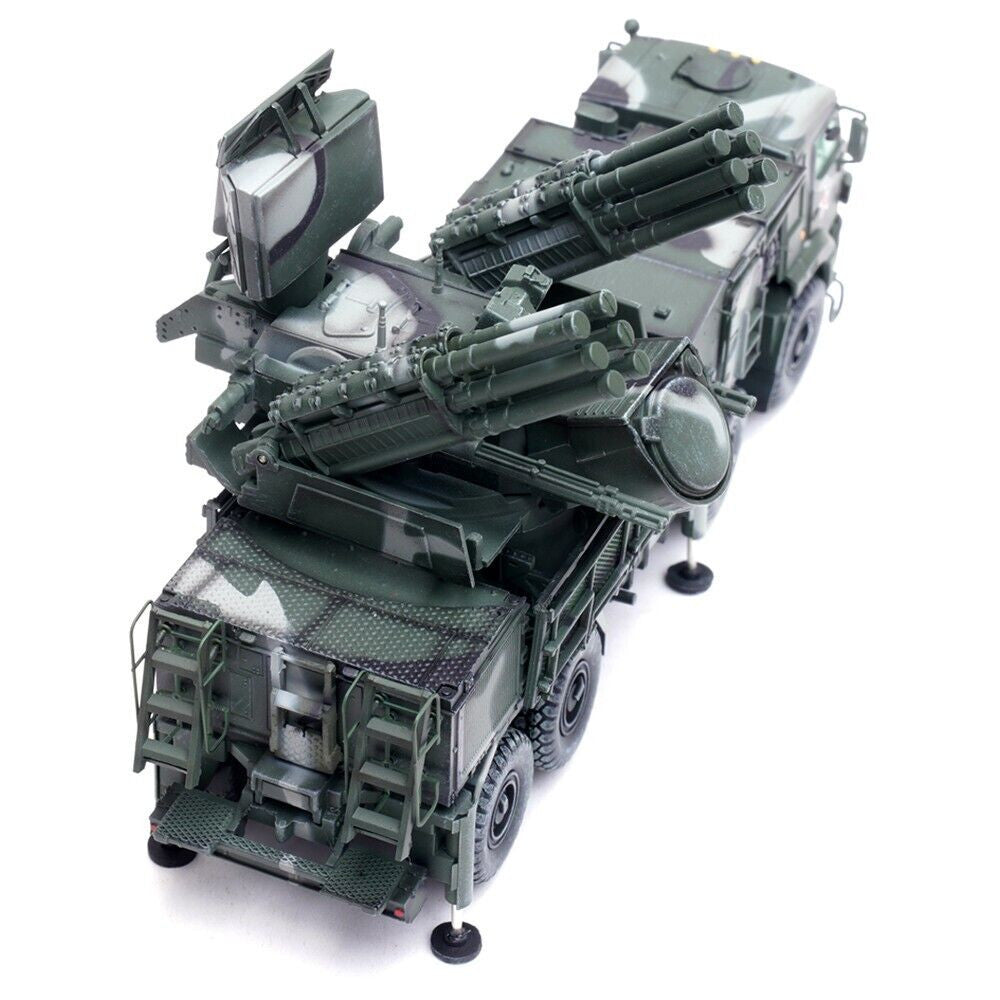 Pantsir S1 96K6 Self-Propelled Air Defense Weapon System Tri-Color Camouflage "Russia's Armed Forces" "Armor Premium" Series 1/72 Diecast Model by Panzerkampf Panzerkampf