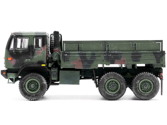 M1083 MTV (Medium Tactical Vehicle) Standard Cargo Truck NATO Camouflage "US Army" "Armor Premium" Series 1/72 Diecast Model by Panzerkampf