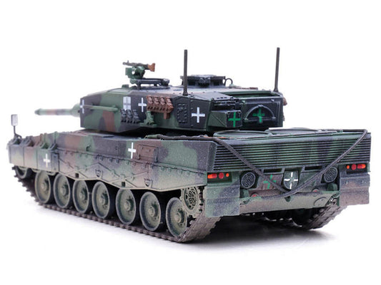 Leopard 2A4 Main Battle Tank with Snorkel "3-Tone Camouflage" Ukrainian Army "Armor Premium" Series 1/72 Diecast Model by Panzerkampf-1