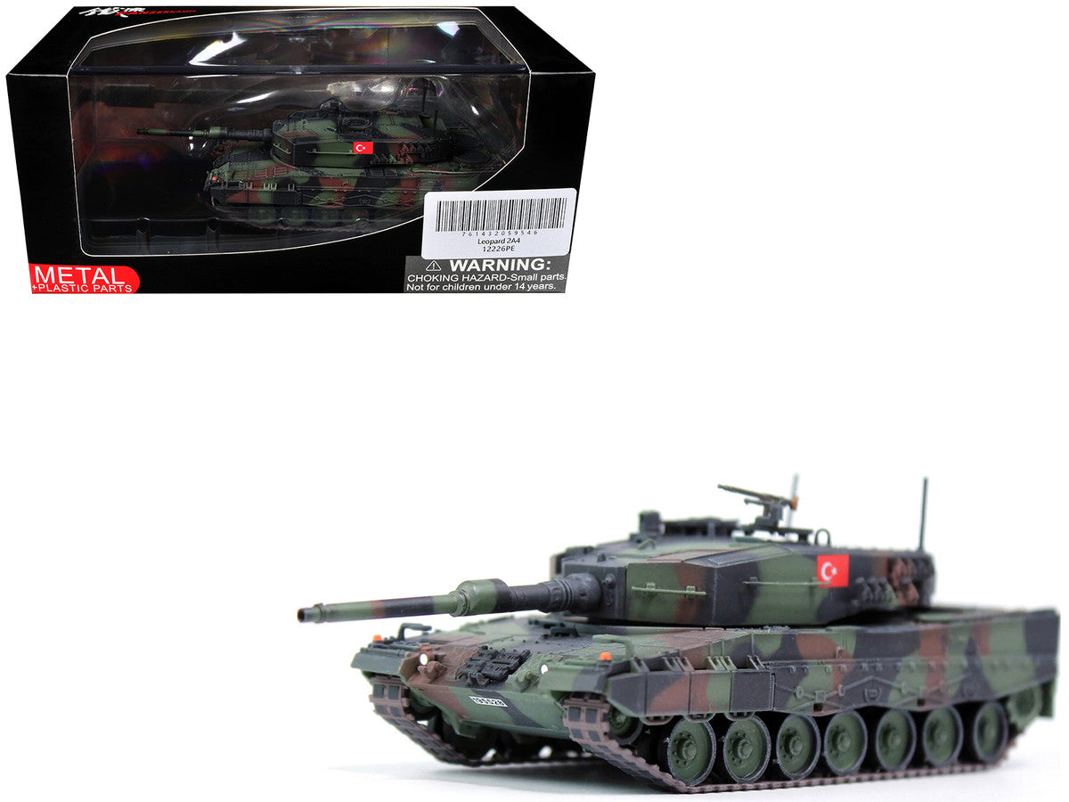 Leopard 2A4 Main Battle Tank "2nd Cavalry Armoured Brigade Turkey-Syria Border" (2016) Turkish Army "Armor Premium" Series 1/72 Diecast Model by Panzerkampf Panzerkampf