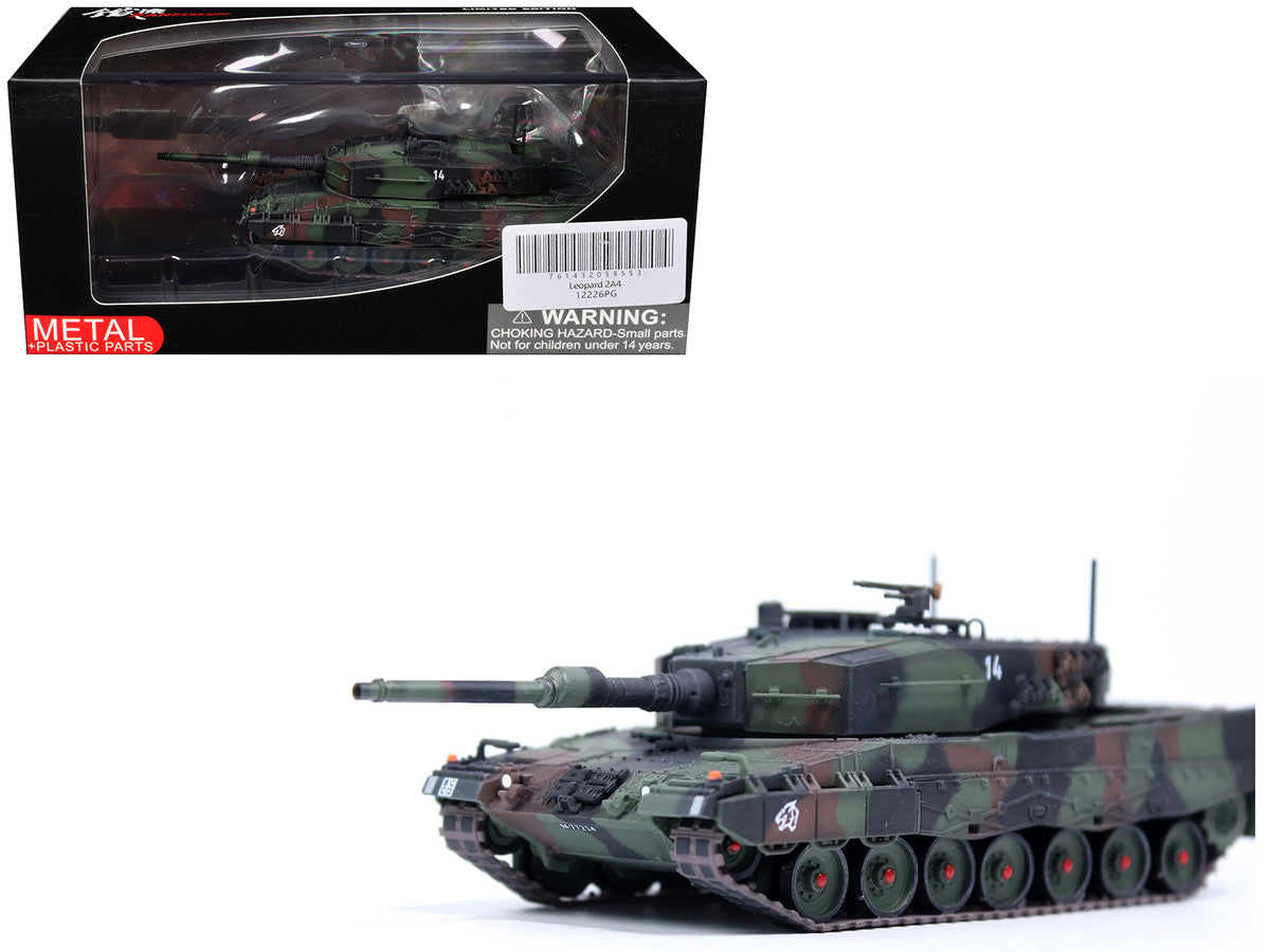 Leopard 2A4 Main Battle Tank "Pz.87 13th Pz Btn Steel Army Parade Thun Switzerland" (2006) Swiss Army "Armor Premium" Series 1/72 Diecast Model by Panzerkampf Panzerkampf