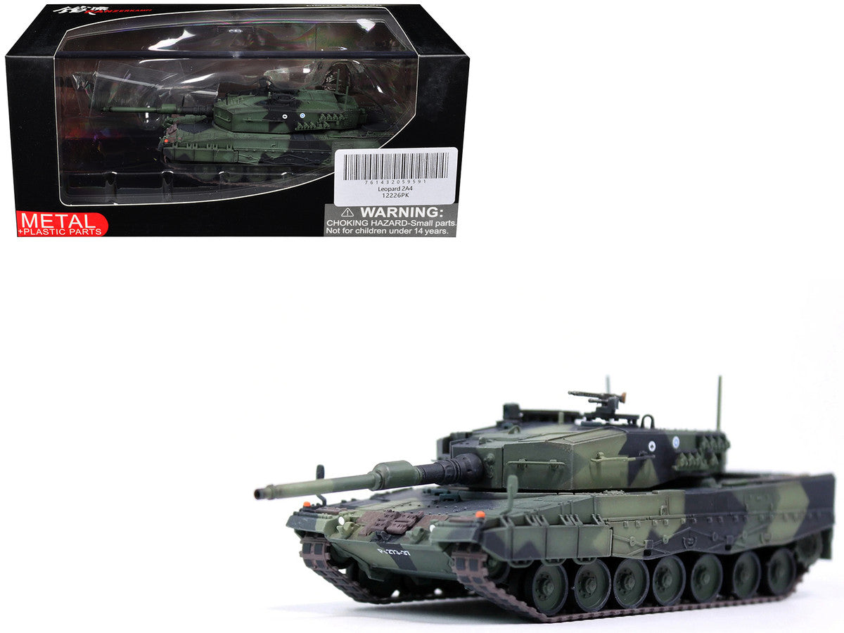 Leopard 2A4 Main Battle Tank "Finland" Finnish Army "Armor Premium" Series 1/72 Diecast Model by Panzerkampf Panzerkampf