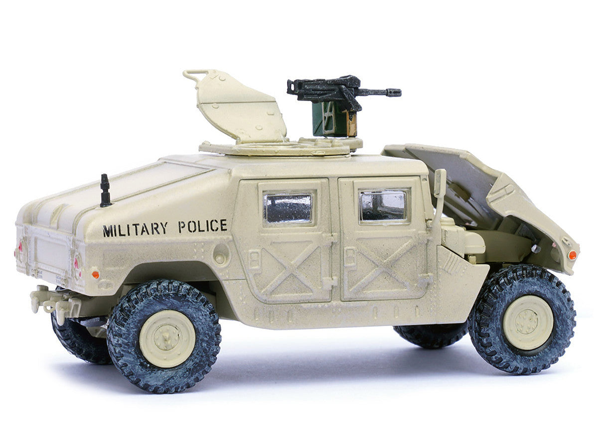 M988 Modern 4×4 Utility Vehicle with Grenade Launcher Desert Sand "Military Police 4th Traffic Platoon A company 92nd MP Battalion 89th MP Brigade Ad Daman Saudi Arabia Gulf War" (1990) "Military Miniature" Series 1/64 Diecast Model by Panzerkampf Panzerkampf