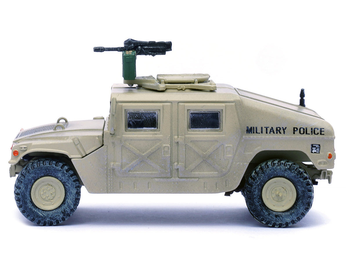 M988 Modern 4×4 Utility Vehicle with Grenade Launcher Desert Sand "Military Police 4th Traffic Platoon A company 92nd MP Battalion 89th MP Brigade Ad Daman Saudi Arabia Gulf War" (1990) "Military Miniature" Series 1/64 Diecast Model by Panzerkampf Panzerkampf