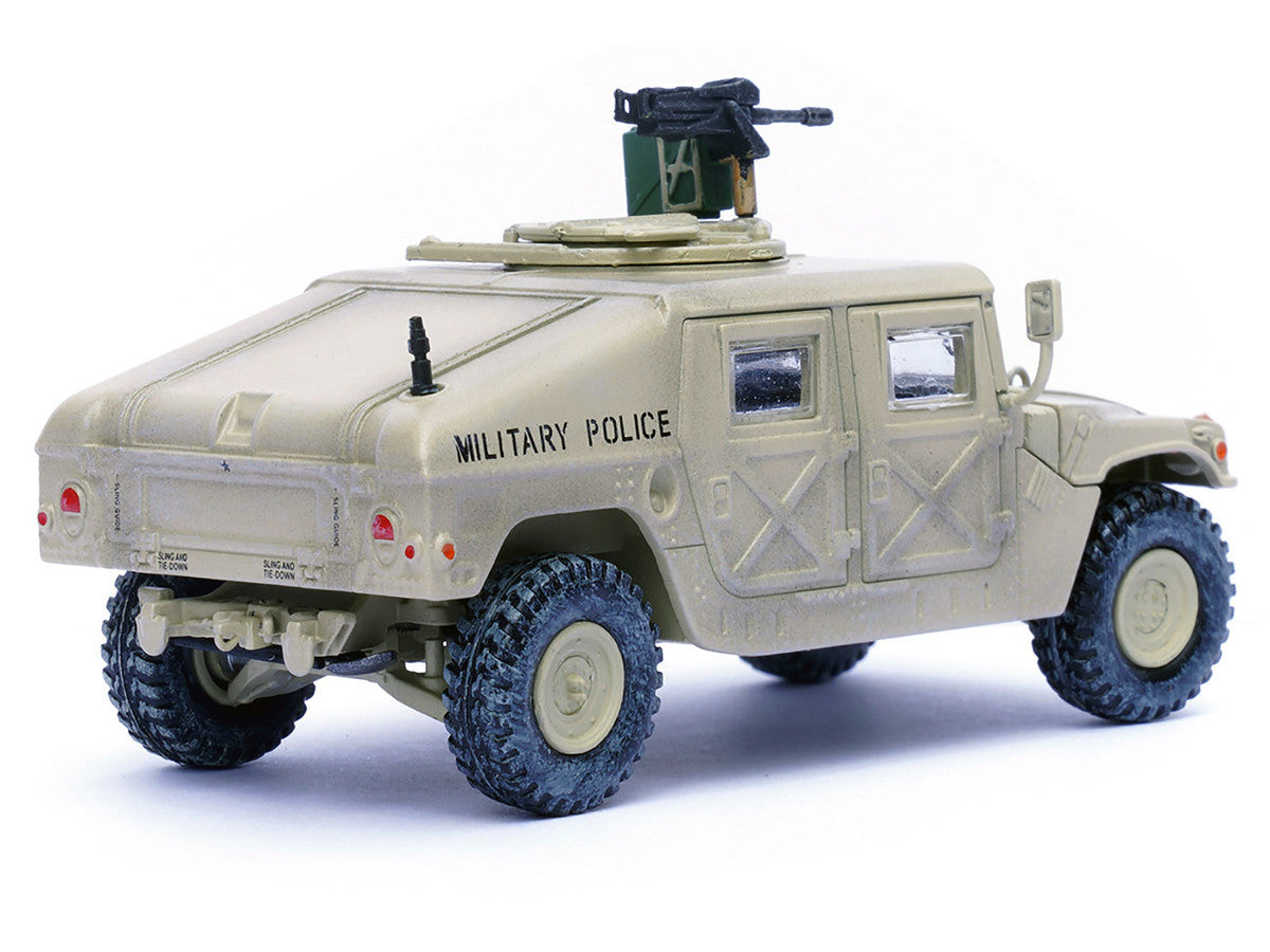 M988 Modern 4×4 Utility Vehicle with Grenade Launcher Desert Sand "Military Police 4th Traffic Platoon A company 92nd MP Battalion 89th MP Brigade Ad Daman Saudi Arabia Gulf War" (1990) "Military Miniature" Series 1/64 Diecast Model by Panzerkampf Panzerkampf