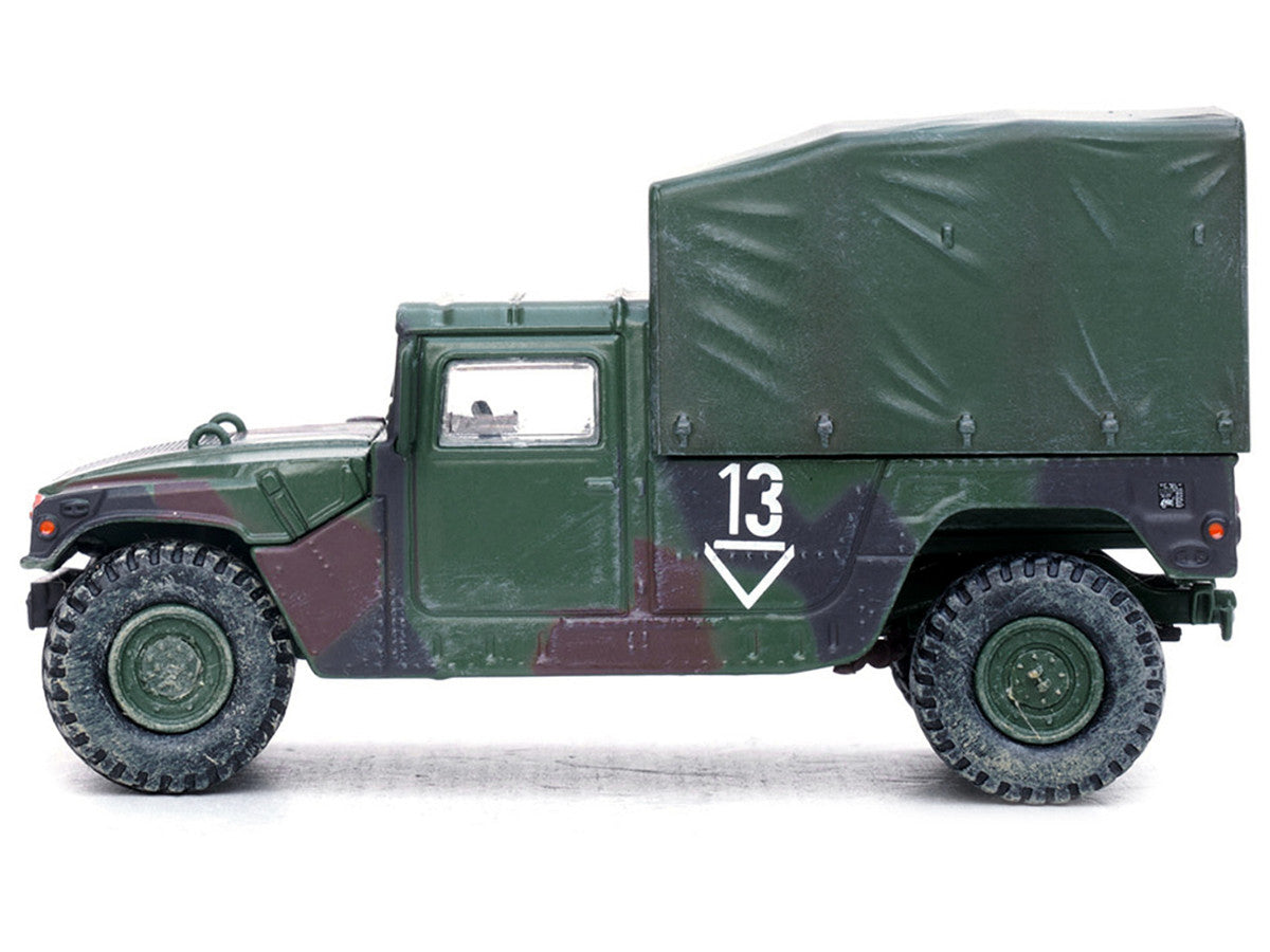 M998 HMMWV "2nd Battalion 3rd Field Artillery Regiment 1st Armored Division Stationed in Germany" (1999) United States Army "Military Miniature" Series 1/64 Diecast Model by Panzerkampf Panzerkampf