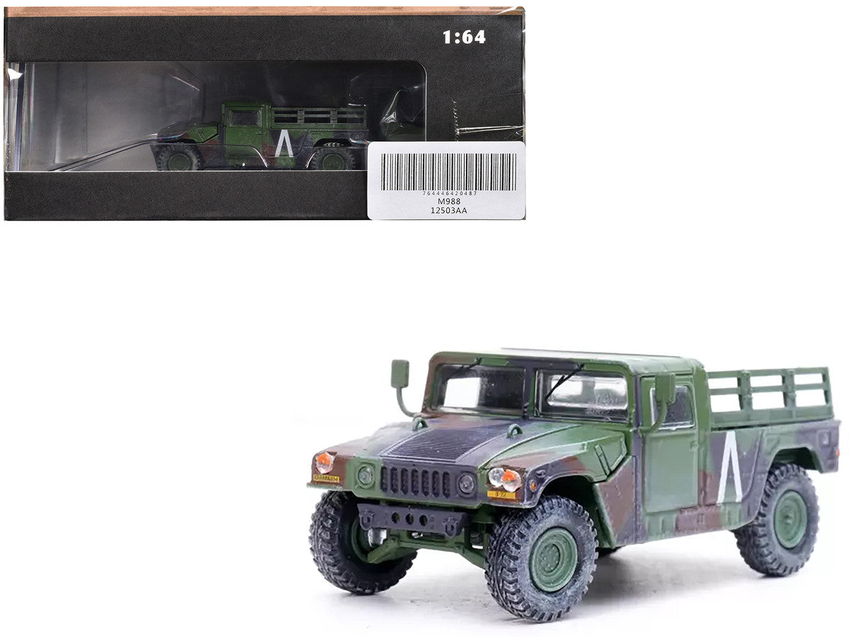 M998 HMMWV "8th Battalion 4th Air Defense Regiment 101st Airborne Division Gulf War" (1991) United States Army "Military Miniature" Series 1/64 Diecast Model by Panzerkampf-0