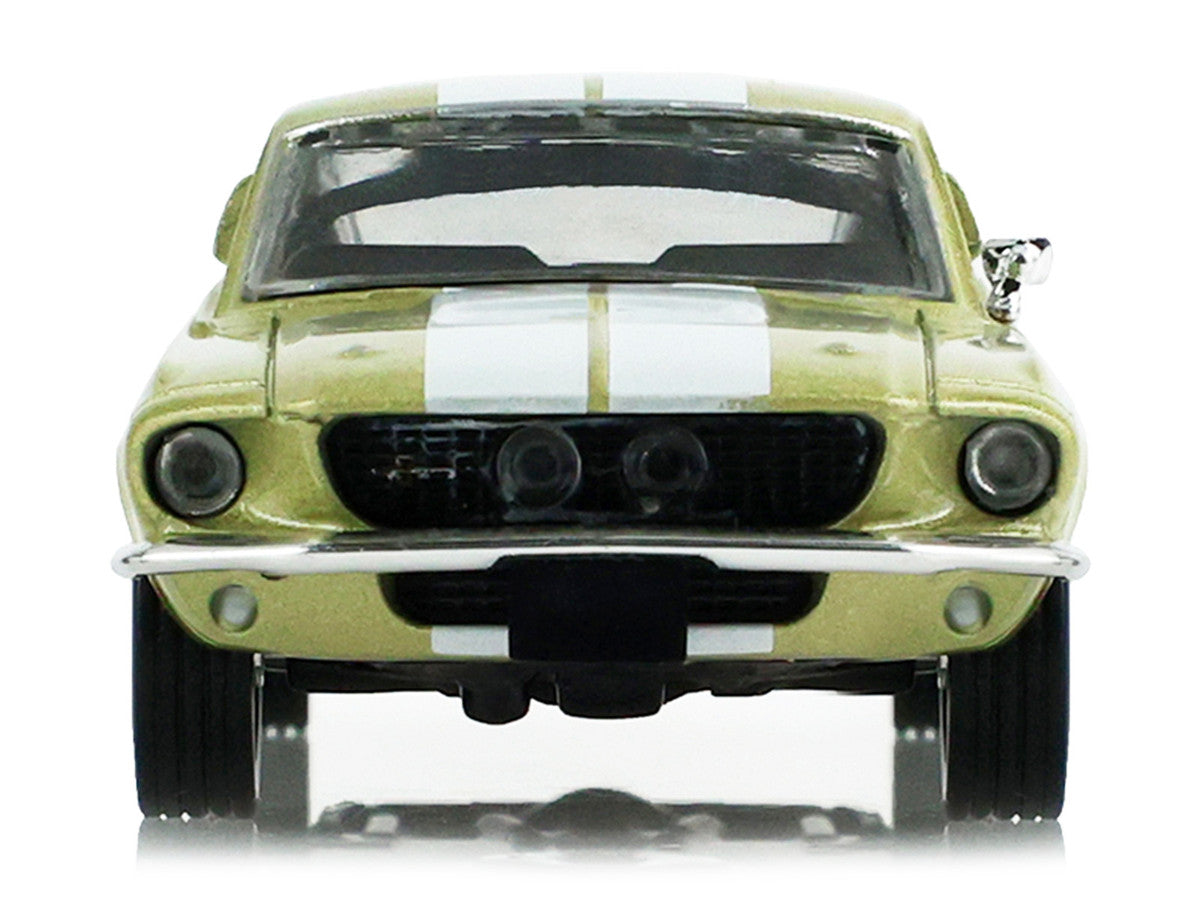 1967 Ford Shelby GT500 Lime Gold Metallic with White Stripes "Stampede" Series 2 1/64 Diecast Model Car by Greenlight Greenlight