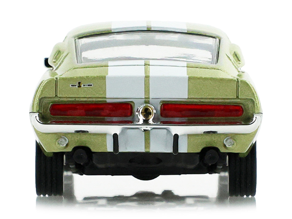 1967 Ford Shelby GT500 Lime Gold Metallic with White Stripes "Stampede" Series 2 1/64 Diecast Model Car by Greenlight Greenlight