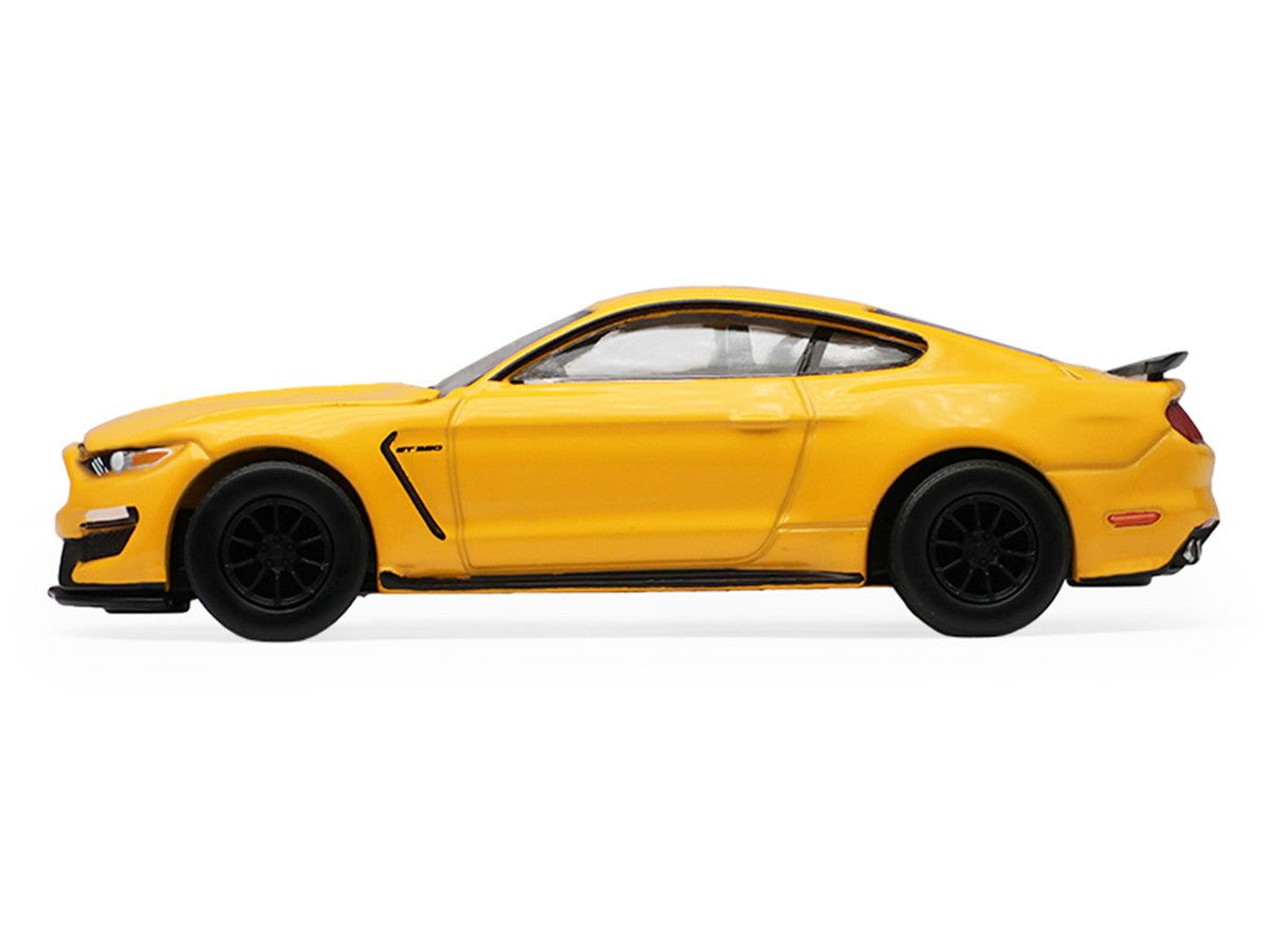 2017 Ford Mustang Shelby GT350 Triple Yellow Tri-Coat "Stampede" Series 2 1/64 Diecast Model Car by Greenlight Greenlight