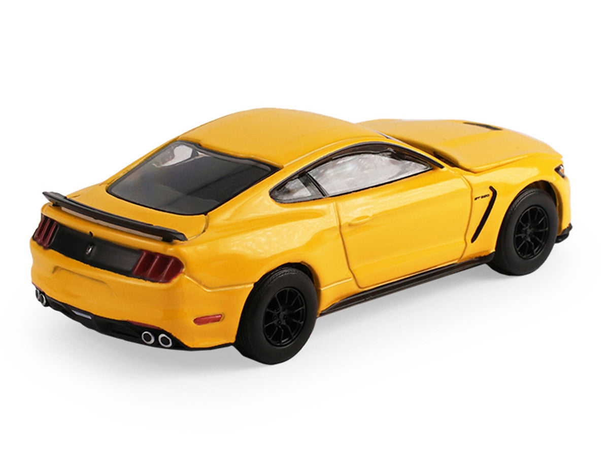 2017 Ford Mustang Shelby GT350 Triple Yellow Tri-Coat "Stampede" Series 2 1/64 Diecast Model Car by Greenlight Greenlight