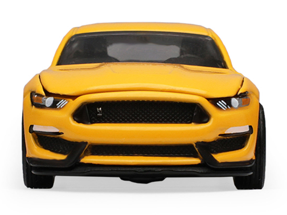2017 Ford Mustang Shelby GT350 Triple Yellow Tri-Coat "Stampede" Series 2 1/64 Diecast Model Car by Greenlight Greenlight
