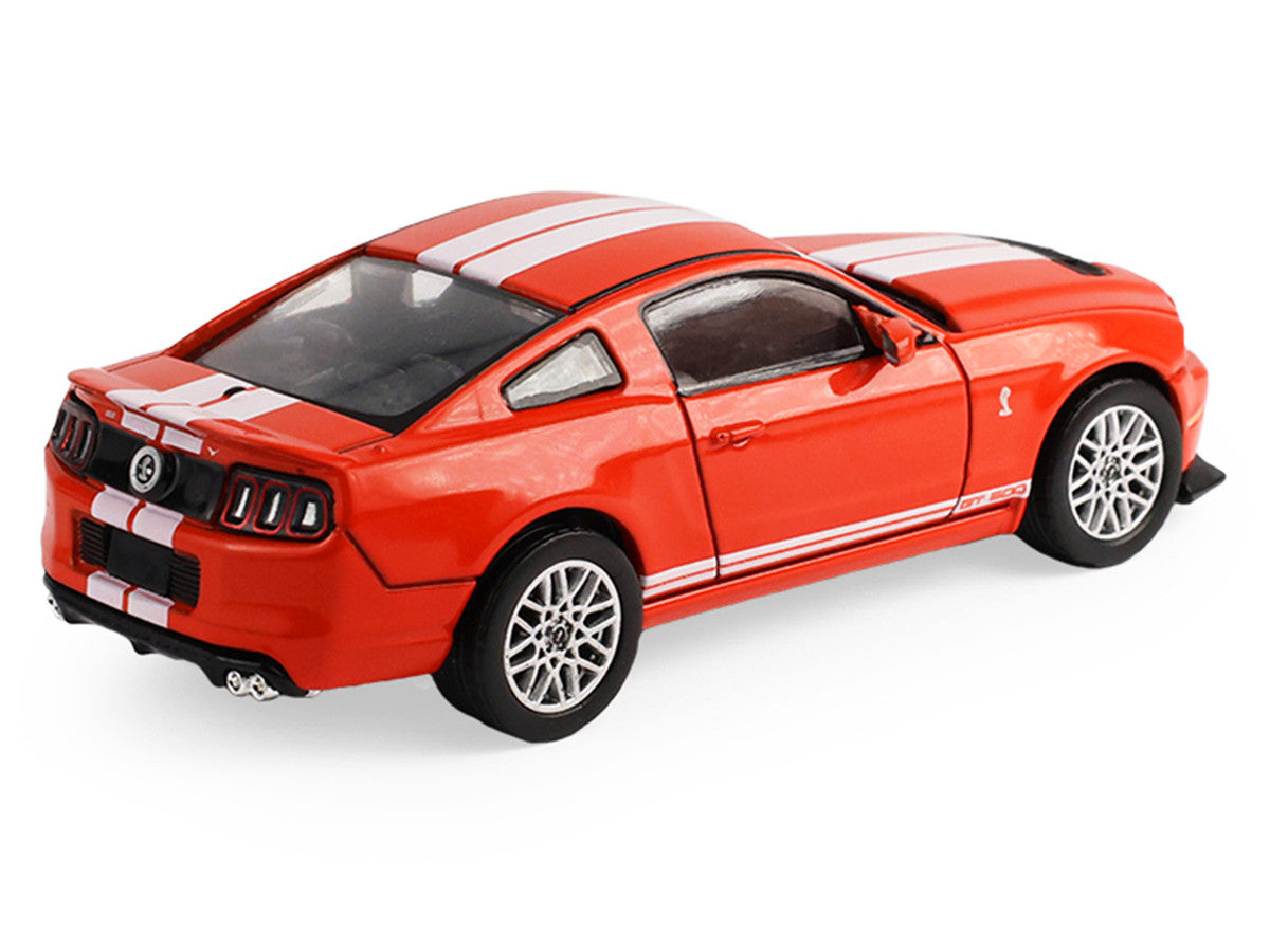 2013 Ford Shelby Mustang GT500 Race Red with White Stripes "Stampede" Series 2 1/64 Diecast Model Car by Greenlight Greenlight
