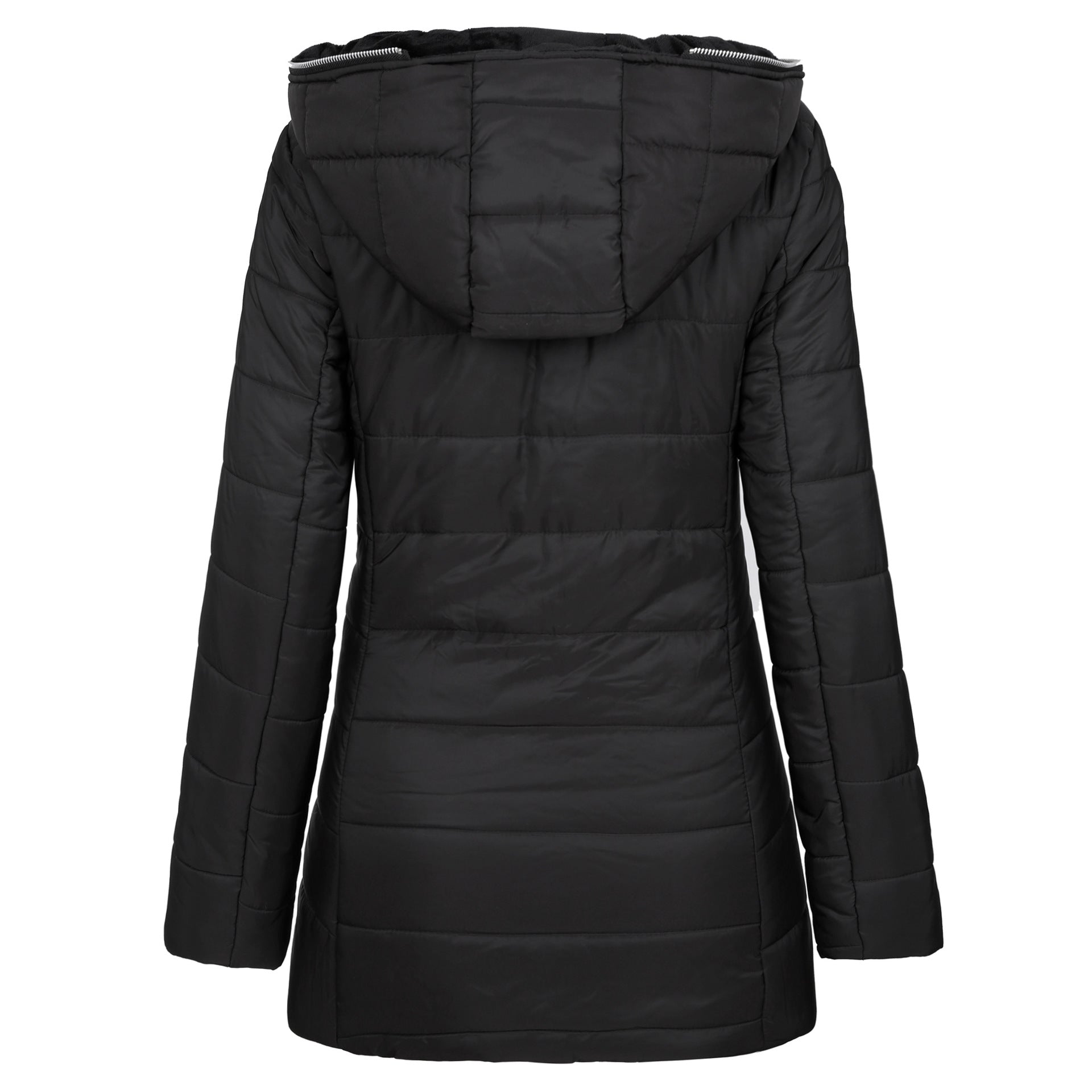 Hooded long-sleeved warm and velvet cotton jacket Accent Plus