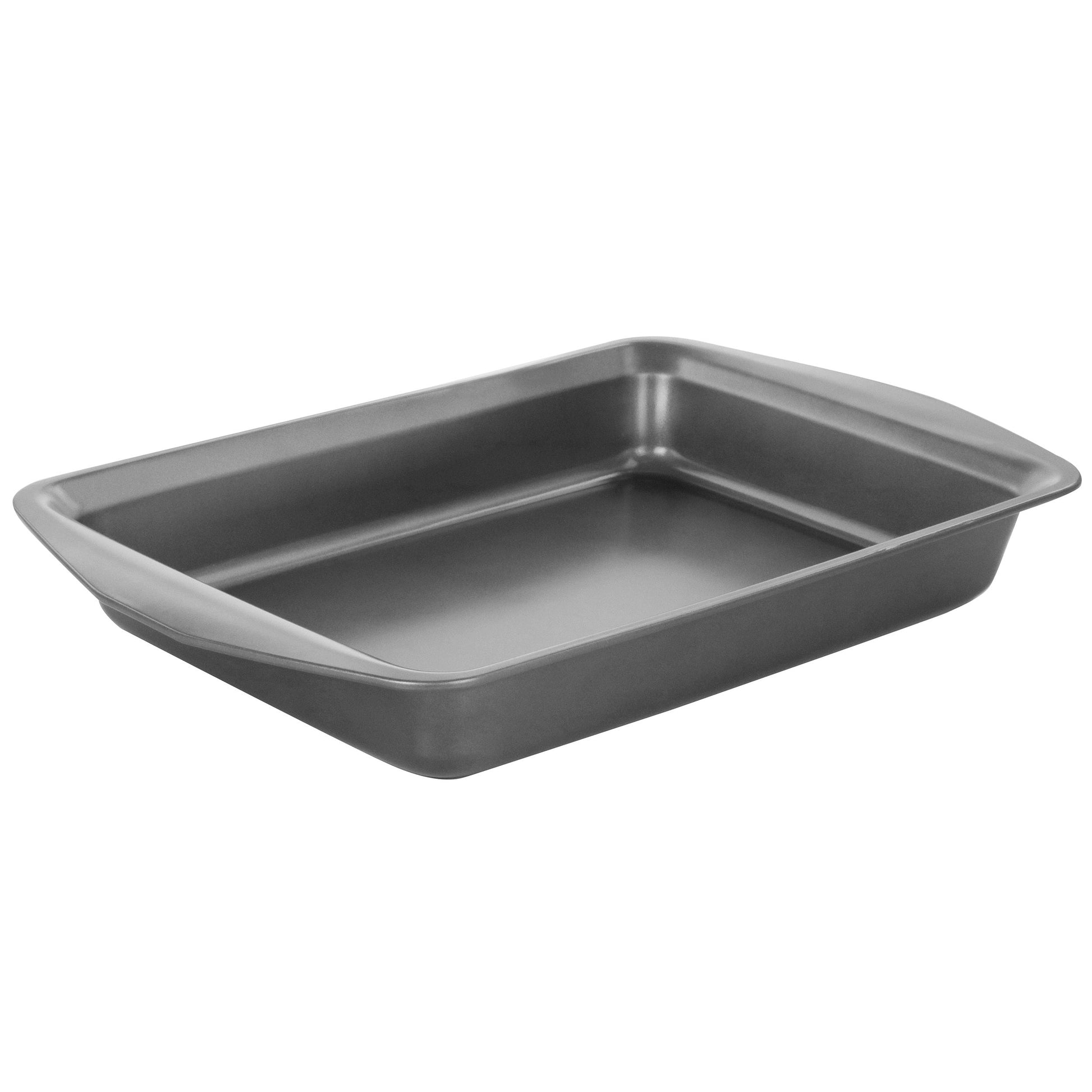 Gibson Baker's Friend 16.75 Inch Nonstick Steel Roasting Pan in Gray W2B