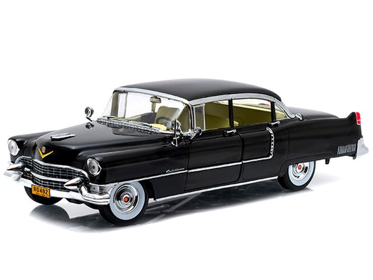 1955 Cadillac Fleetwood Series 60 Special Black "The Godfather" (1972) Movie 1/18 Diecast Model Car by Greenlight Greenlight