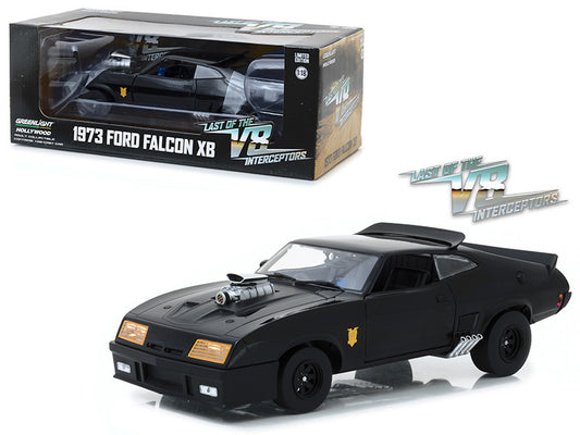 1973 Ford Falcon XB Black "Last of the V8 Interceptors" (1979) Movie 1/18 Diecast Model Car by Greenlight-0