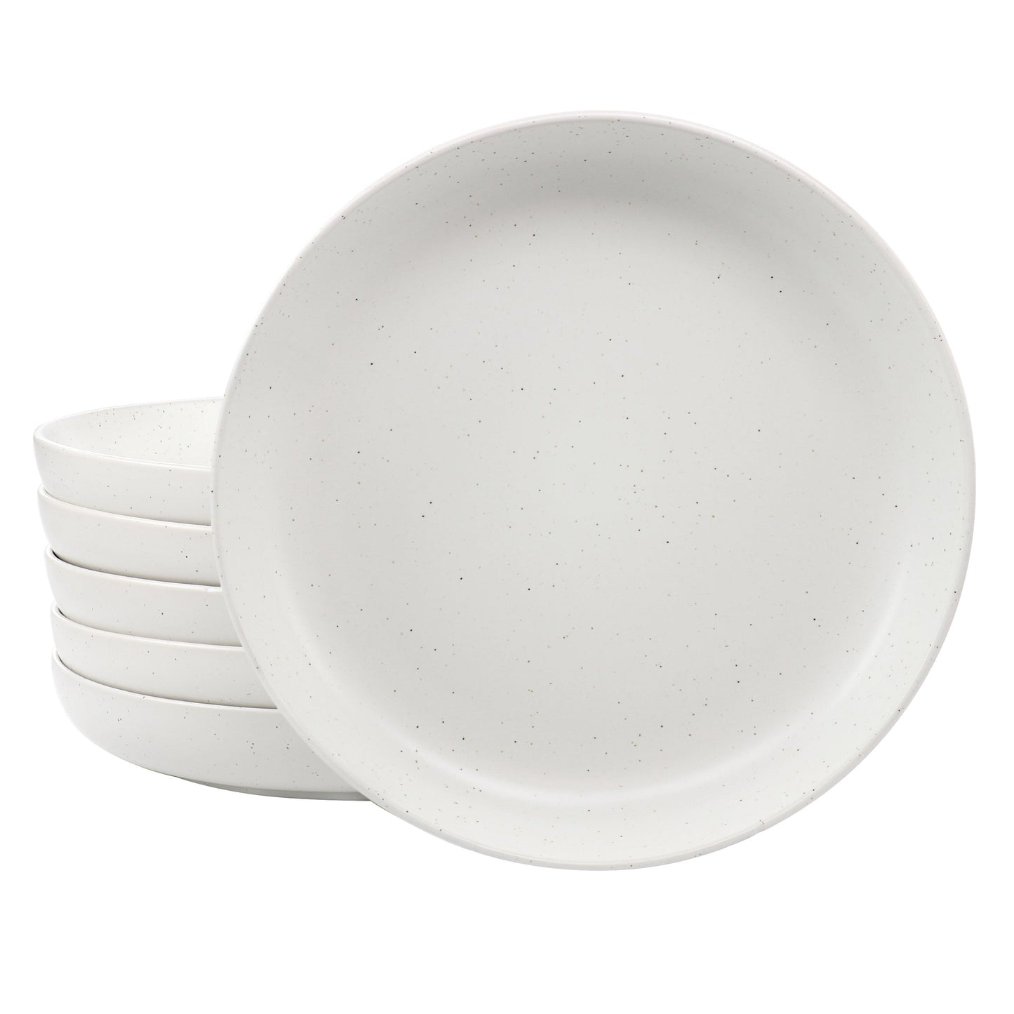 Studio 3B Mio 6 Piece 9.5 Inch Round Stoneware Bowl Set in Sea Salt W2B