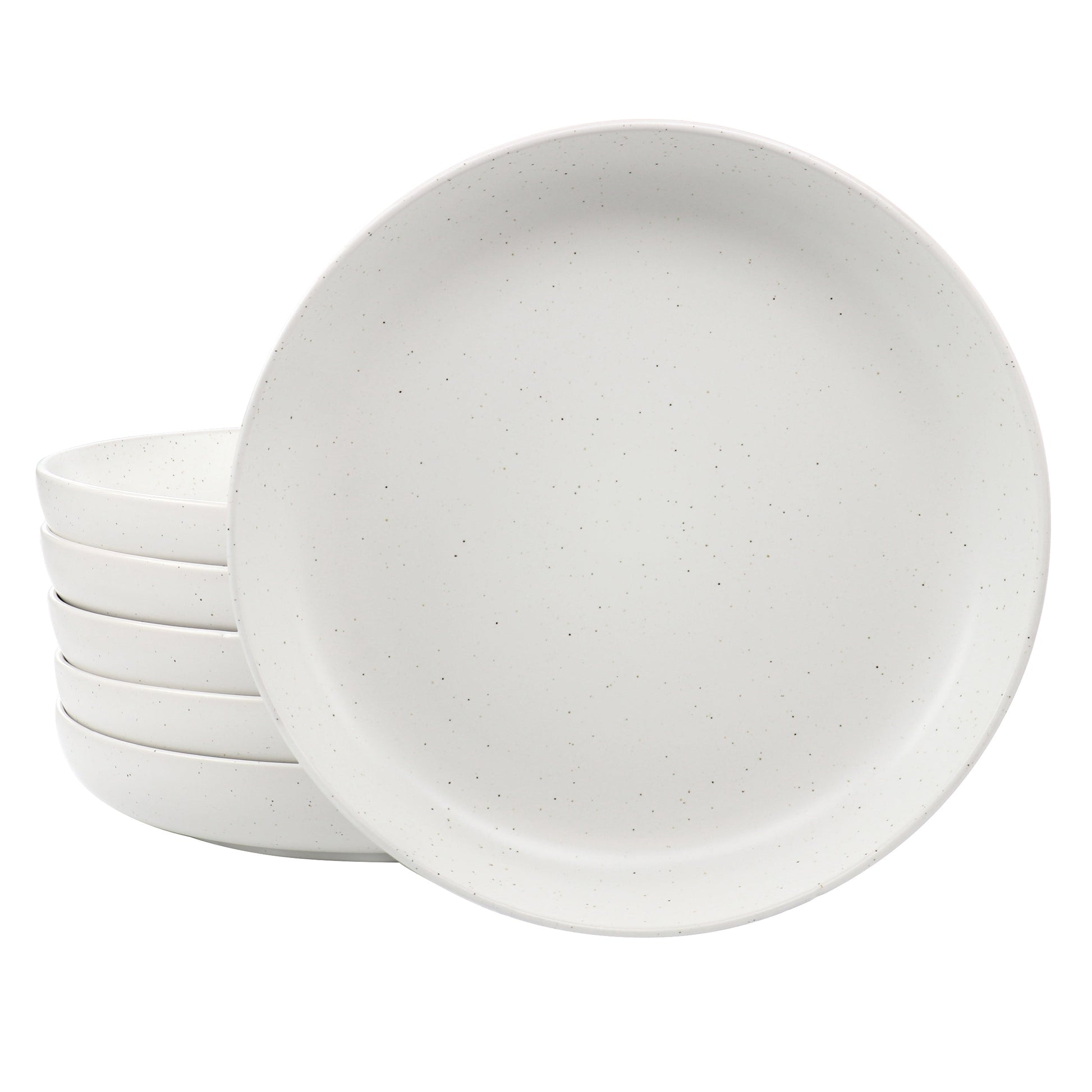 Studio 3B Mio 6 Piece 9.5 Inch Round Stoneware Bowl Set in Sea Salt W2B