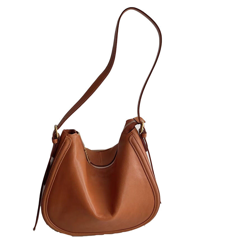Women's Top Layer Cowhide Bag Casual Shoulder Bag LadyShow.Store