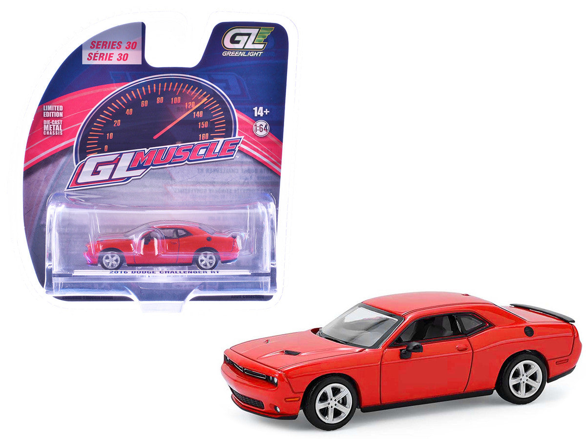 2016 Dodge Challenger RT Torred "GreenLight Muscle" Series 30 1/64 Diecast Model Car by Greenlight Greenlight