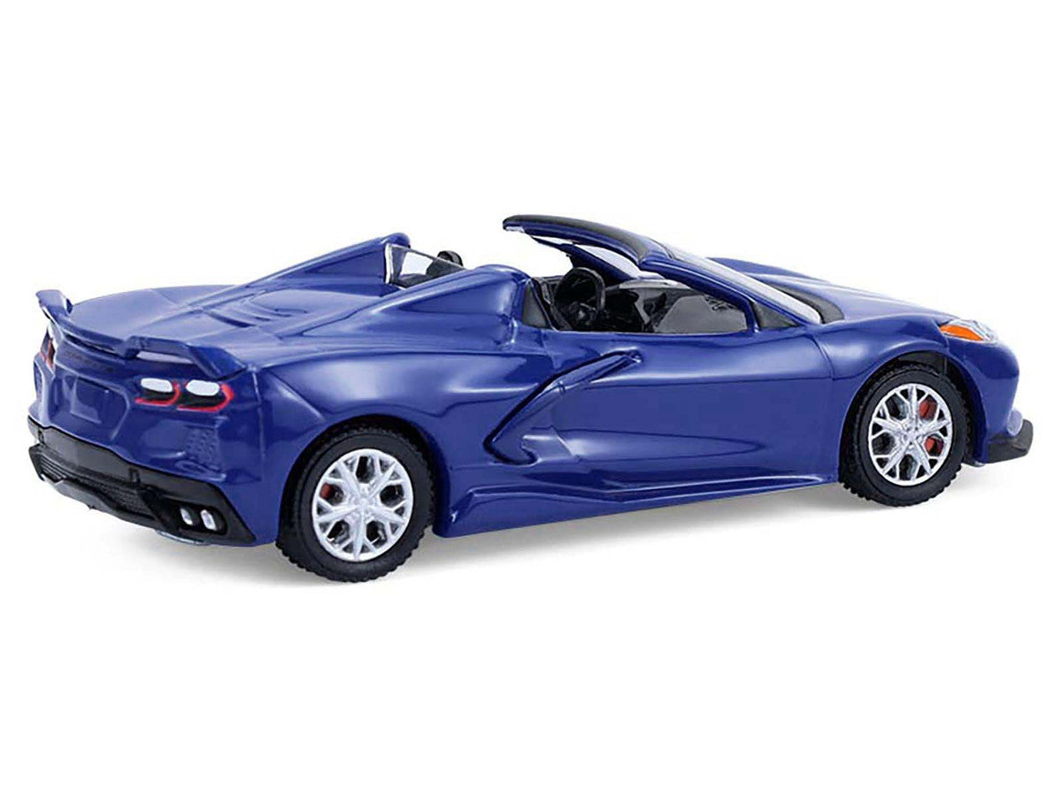 2021 Chevrolet Corvette Stingray Convertible Elkhart Lake Blue "GreenLight Muscle" Series 30 1/64 Diecast Model Car by Greenlight Greenlight