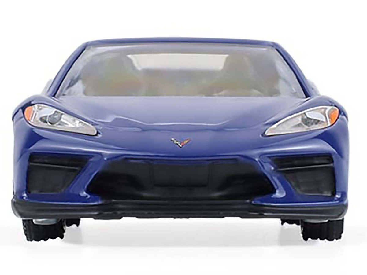 2021 Chevrolet Corvette Stingray Convertible Elkhart Lake Blue "GreenLight Muscle" Series 30 1/64 Diecast Model Car by Greenlight Greenlight