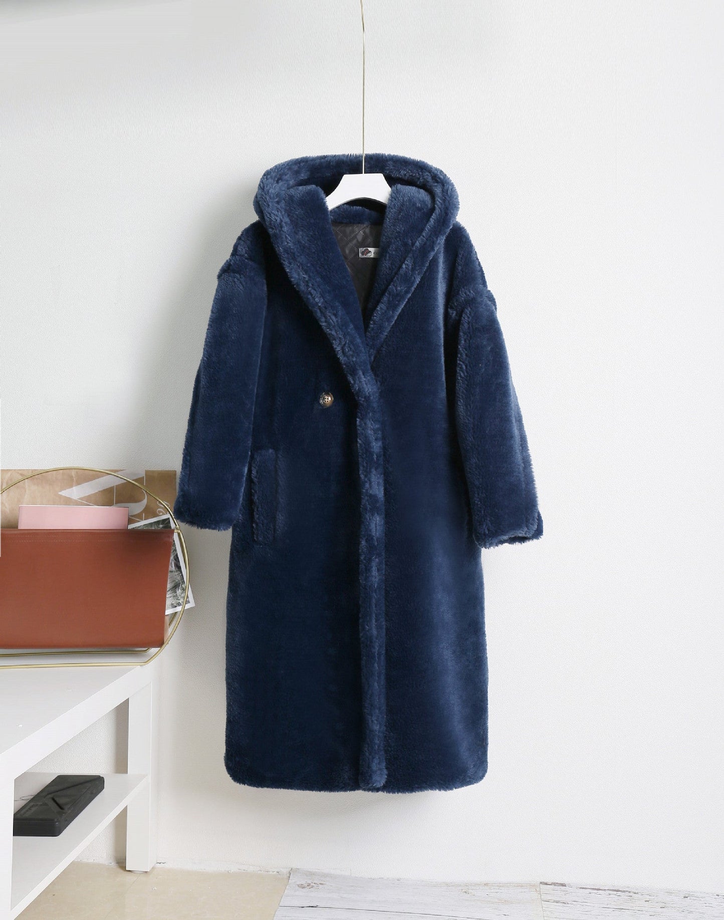 Teddy bear cashmere coat women LadyShow.Store