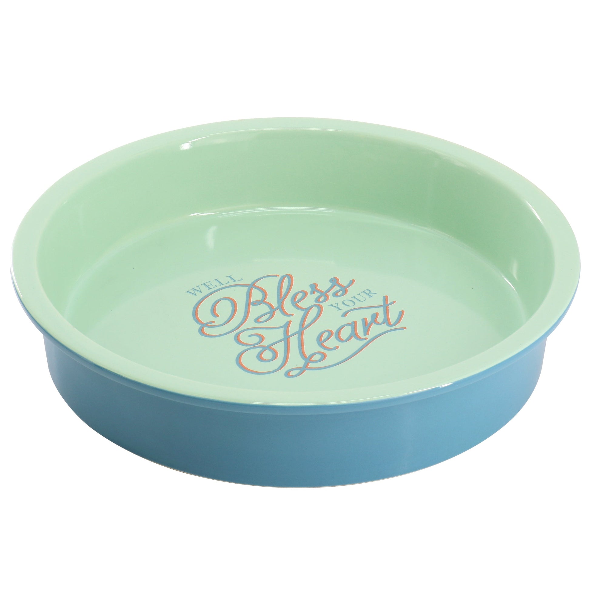 Wanda June Home by Miranda Lambert Breakfast 9 Inch Round Stoneware Pie Pan in Teal W2B