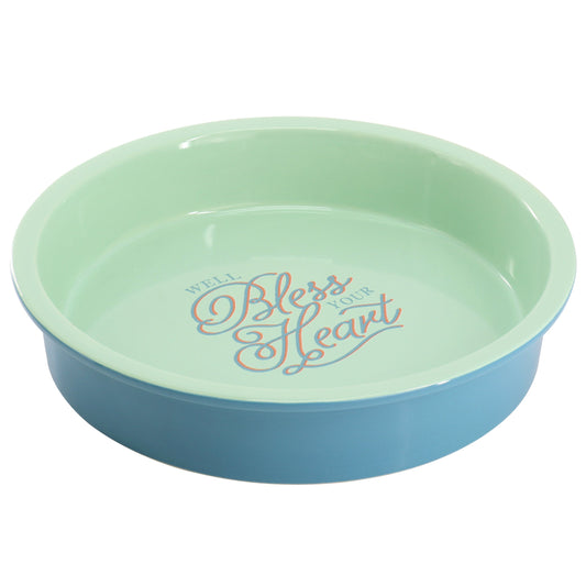 Wanda June Home by Miranda Lambert Breakfast 9 Inch Round Stoneware Pie Pan in Teal W2B