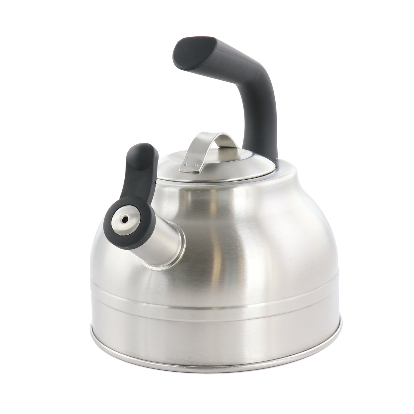Kenmore Elite 2.3 Quart Stainless Steel Whistling Tea Kettle in Silver W2B