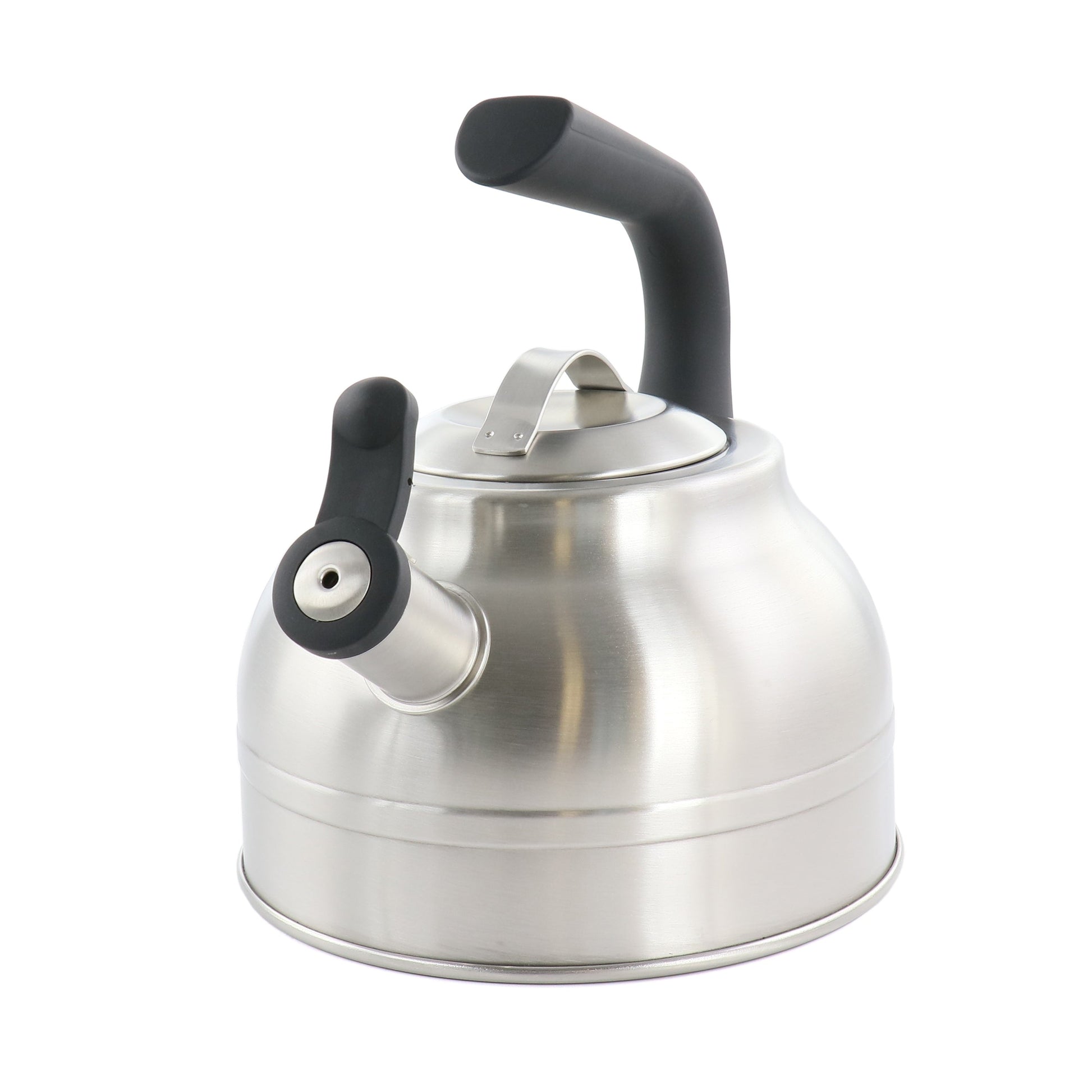 Kenmore Elite 2.3 Quart Stainless Steel Whistling Tea Kettle in Silver W2B
