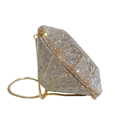 Three-dimensional diamond shape handbags LadyShow.Store