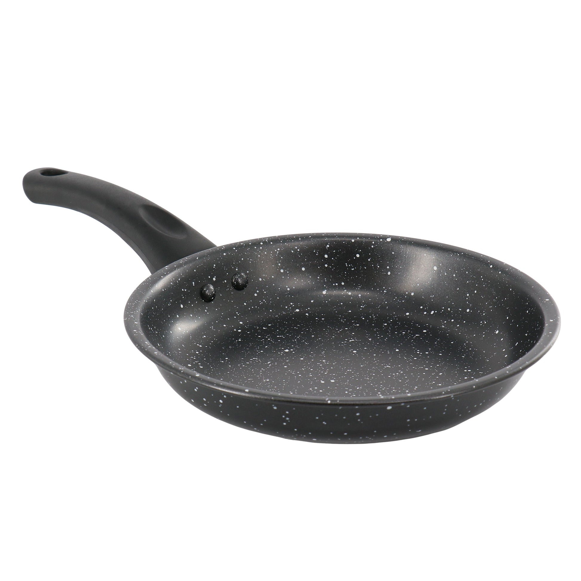 Gibson Home Delhi 8 Inch Round Nonstick Carbon Steel Frying Pan in Black W2B