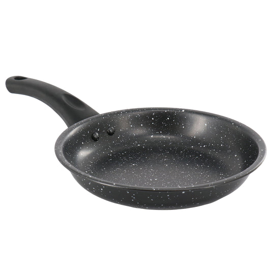 Gibson Home Delhi 9.5 Inch Round Nonstick Carbon Steel Frying Pan in Black W2B