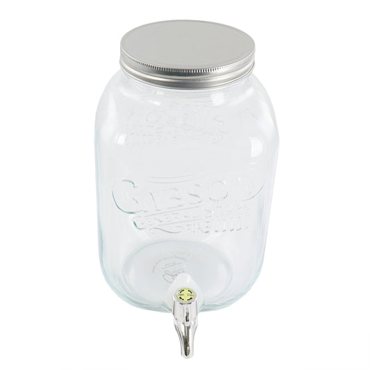 Gibson Home General Store 1.1 Gallon Glass Jar Beverage Dispenser W2B
