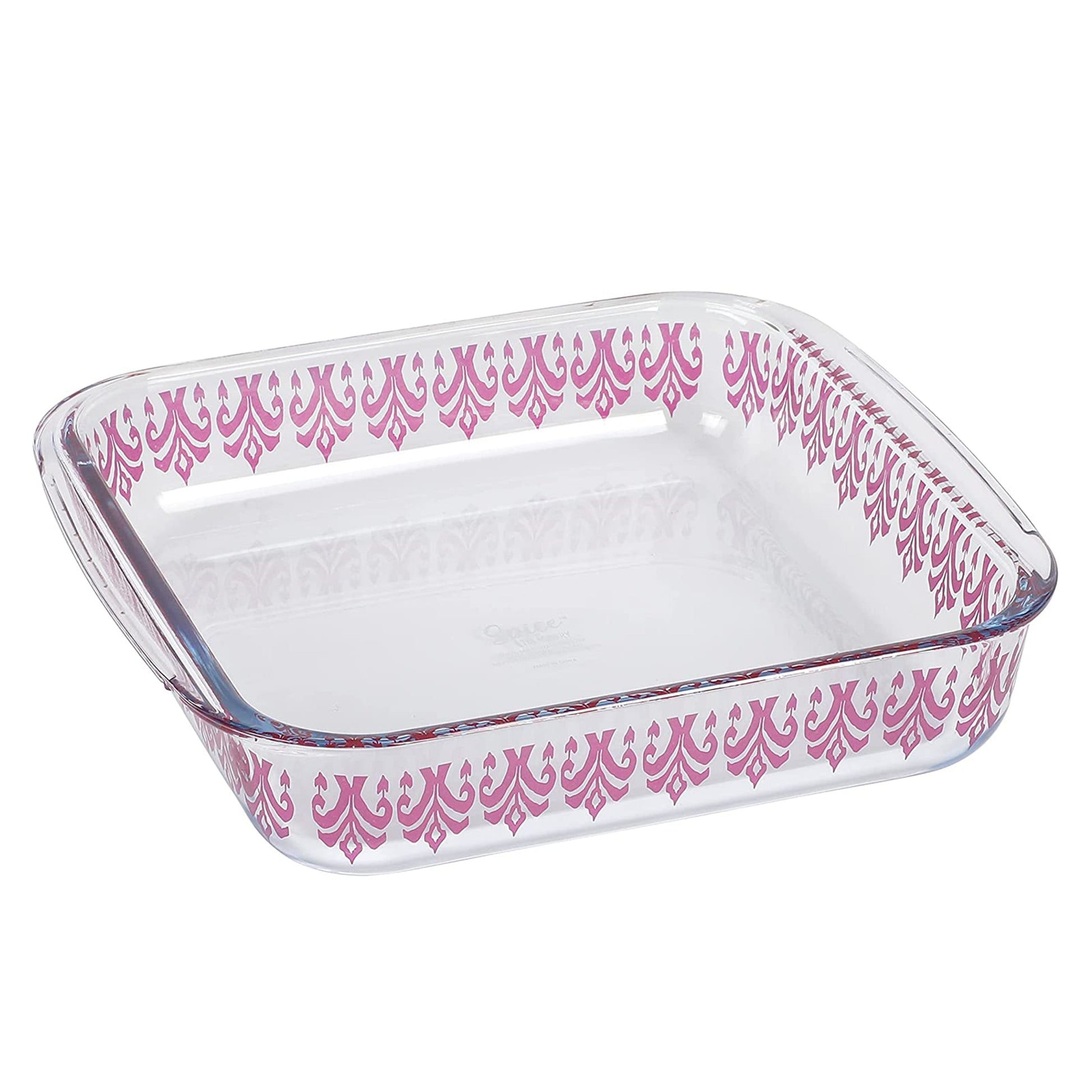Spice By Tia Mowry 1.8 Quart Spicy Cloves Glass Square Baker W2B