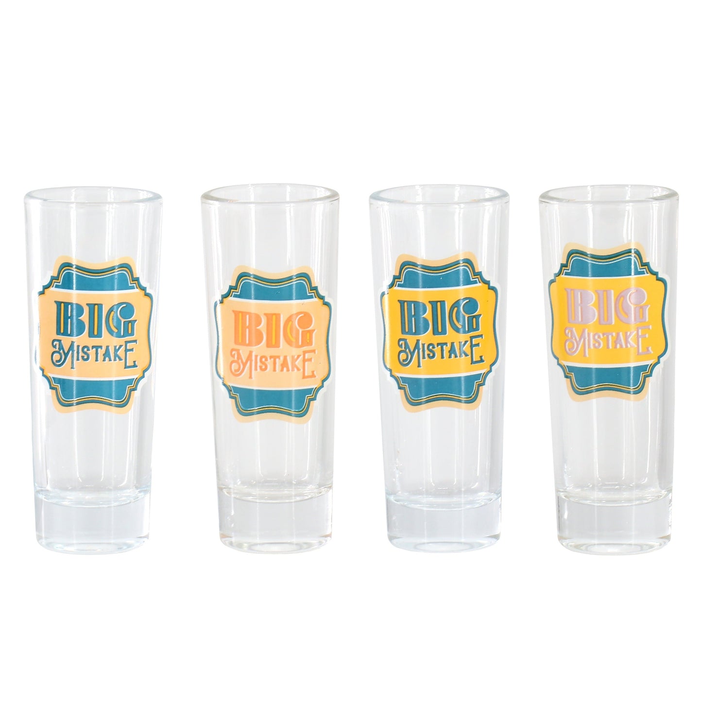 Wanda June Home by Miranda Lambert 4 Piece 2.2 Ounce Shot Glass Set in Teal W2B