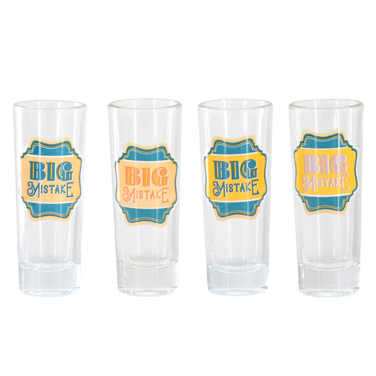 Wanda June Home by Miranda Lambert 4 Piece 2.2 Ounce Shot Glass Set in Teal W2B