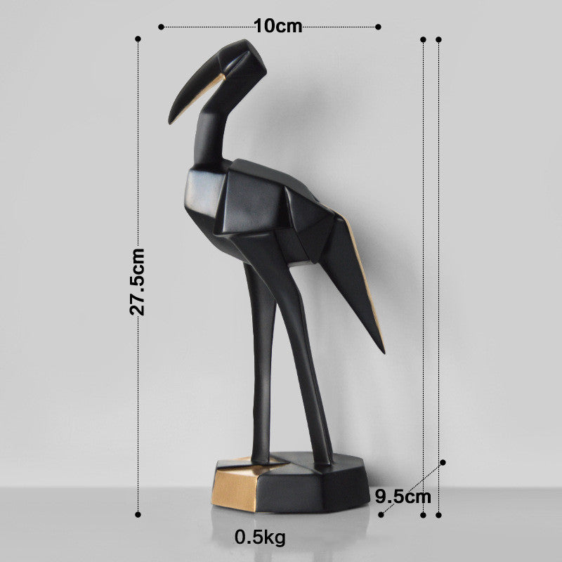 Nordic Creative Flamingo Decoration Resin Crafts CJD