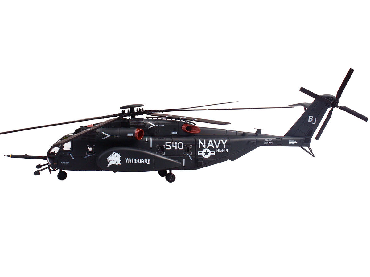 Sikorsky MH-53E Sea Dragon Helicopter "United States Navy Vanguard Tail Number 540" Dark Gray 1/72 Diecast Model by Panzerkampf-1